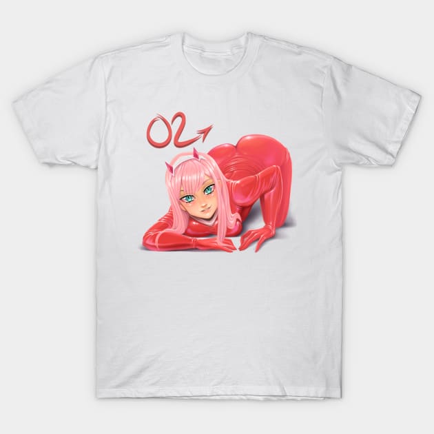 Zero two T-Shirt by Danderfull